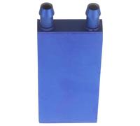 Yardwe Bloque de Agua para CPU de Aleación de Aluminio 40x80mm Diseño Razonable y Salida Lateral para Sistema de Enfriamiento Estable y Práctico