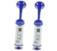 Yardwe Bocina de Aire Manual 2 Piezas Azul para Eventos Deportivos y Fiestas Bocina de Empuje para Animación y Señalización Partidos de Fútbol Americano