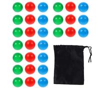 Yardwe Bolas de Probabilidad para Niños 30 Piezas Bolas de Plástico Aleatorias Juguetes Educativos de Usar Colores Brillantes para Juegos de Matemáticas sin Olor 15Mm