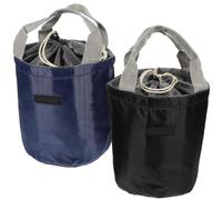 Yardwe Bolsa Bento Redonda Aislada 2piezas de Tela Oxford para Mantener Comida Caliente, Ligera y Compacta, Adecuado para Excursiones y Almuerzos Trabajo
