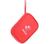 Yardwe Bolsa Botiquín Pequeña Portátil para Primeros Auxilios Mochila Médica Ligera para Senderismo y Viajes Almacenamiento Práctico para Medicinas y Emergencias Color Rojo