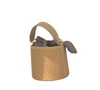 Yardwe Bolso de Rafia para Mujer Bolso de Hombro Capacidad Amplia Estilo Veraniego y Casual para Playa y Vacaciones