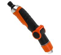 Yardwe Boquilla para Manguera de Jardín de Alta Presión, Pulverizador Multifunción para Riego y Lavado de Coches, Boquilla Galvanizada Ligera Color Naranja, Uso Doméstico y Jardín