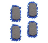 Yardwe Borrador de Pizarra de Microfibra Material Chenilla Diseño Doble Cara Tinta 4 Piezas Adecuado para Oficina y Hogar