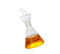 Yardwe Botella del Dispensador de Aceite de Oliva de Vidrio: 125 Ml sin Goteo Vinagre Vinagre Cruet Botella Verters Vidrio Oliva Aceite Dispensador Salsa Jarra Condimento Contenedor para