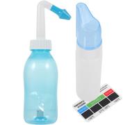 Yardwe Botella Limpiador Nasal Práctico y Lavable para Irrigación Nasal Reutilizable de Pp para Lavado de Nariz Adecuado para Uso Diario Hogar