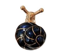 Yardwe Broche de Caracol Vintage con Brillo, Pasador Resistente para Mujeres y Niñas, Accesorio Luminoso para Eventos Formales y Navidad