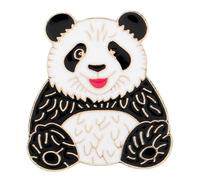 Yardwe broche de panda Broche panda Broche bonito Broche para camiseta pin para sombrero pin de diseño broches de suéter clips de suéter chal alfiler de cuello de camisa Aleación de zinc