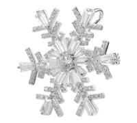 Yardwe Broche de Pedrería Sofisticada Ligero y Unisex Pin Elegante para Solapas de Chaquetas para Bodas Cumpleaños y Eventos Navideños