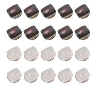 Yardwe Broches Anti-vaciado para Ropa 20 Piezas, Botones Ocultos Cuadrados en Tonos Claros y Coloridos, Accesorios de Moda sin Costura, Ideales para Prendas Seguras y Antifurtivas