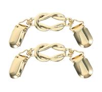 Yardwe Broches para Suéter Vintage 2 Piezas Pinzas para Chal de Aleación Tono Oro Antiguo Clips para Cuello de Cárdigan y Camisa Accesorios Elegantes para Mujer Outfit Casual