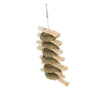 Yardwe Bunny Chew Snack Colgante para Hámster y Cobayas Juguete De Natural para Masticar Snack para Mascotas para Cajas De Animales Pequeños