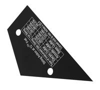 Yardwe Cadena calibre de cuerdas de guitarra bajo calibre de acción de guitarra kit de guitarra de herramientas de luthier herramientas de guitarra Acero inoxidable Negro