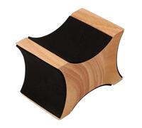 Yardwe Cadena soporte para el cuello del instrumento musical reposacabezas de guitarra simple Práctico reposacabezas de guitarra. apoyo practico para guitarra Madera Khaki
