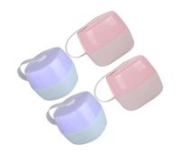 Yardwe Caja De 4 Piezas Caja De Chupete Porta Chupete Niña Contenedor De Estuche Porta Bolsa Para Guardar s Almacenamiento De Páginas