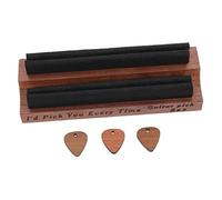 Yardwe Caja De Almacenamiento Para Púas De Madera Púas De Guitarra Pequeñas Soporte De Madera Para Púas De Guitarra Para Para Instrumentos De Cuerda Para Practice y Conciertos