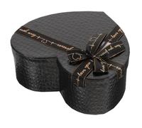 Yardwe Caja de Regalo Corazón Elegante para San Valentín con Tapa Caja Decorativa de Papel Resistente para Chocolates Flores y Detalles Románticos Aniversarios