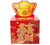 Yardwe Caja de Regalo la Deidad la Fortuna para Año Caja de Dinero Extraíble Hucha para Regalar Dinero para Celebraciones Familiares y Regalos de Año