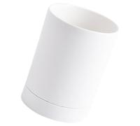 Yardwe Caja para guardar palillos de cerámica white con diseño para escurrir, resistente a lavavajillas, ideal para accesorios de cocina en hogar