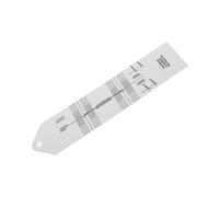 Yardwe Calibrador de Cartuchos de Vinilo Herramienta de Posicionamiento de Cartuchos para Tocadiscos Manómetro de Presión para Tocadiscos Uso Ajuste de Alineación Herramienta de Calibraci