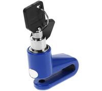 Yardwe Candado de Disco Antirrobo Mini Alarma para Freno Plástico Azul Portátil y Ligero Compatible Bicicletas Motocicletas y Scooters Adecuado para Seguridad Montaña y Ciudad