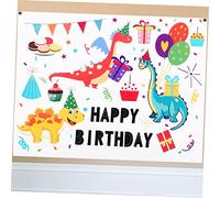 Yardwe Cartel de decoración de Pared de Fondo Banner de Feliz cumpleaños Decoraciones de Fiesta de cumpleaños Fondo de Fiesta Tapiz de la Pared de la habitación de los Tela Oxford