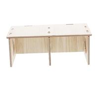 Yardwe Casa De Madera Maciza Juguete De Madera Cabaña De Madera para Conejillo De Indias Escondites De Madera Conejillo De Indias Hábitat Casa De Conejillo De Indias Escondite De