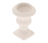 Yardwe Centro De Mesa Decorativo Jarrón Accesorios para Casa De Muñecas Mini Contenedores De Flores De Cerámica Cerámica Blanca