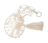 Yardwe Cesta Colgante para Gatos Nido Decorativo Hamaca Tejida Flexible Cómoda Duradera Decoración