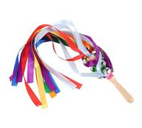Yardwe Cinta Musical Varita mágica Fluido Accesorios de Cintas Fiesta Cintas de Gimnasia Cinta Boda Varita Palos Cinta de Gimnasia rítmica serpentinas en un Palo de Madera