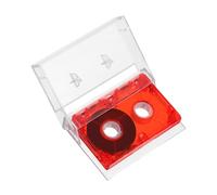 Yardwe Cintas de Audio Casetes Vírgenes de Minutos Cinta Vacía para Grabación de Música Compatible Reproductor de Casete para DIY y Mensajes de Voz Color Transparente