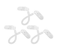 Yardwe Clips de Sujeción para Sombrero a Prueba de Viento, Ajustables y Prácticos, Material Pc, Diseño Creativo, Pack de 3 Piezas para Uso al Aire Libre y Diario
