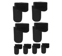 Yardwe Cojines de Silicona para Apoyo del Pulgar del Clarinete, 8 Piezas Negras, Soporte Cómodo para Tocar Instrumentos de Viento y Madera