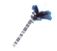 Yardwe Colgante Reflectante para Asustar Pájaros con Forma de Búho Resistente a La Intemperie para Valla de Jardín Y Patio