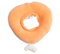 Yardwe Collar De Mascota Mastica Equipo para Perros Luz para Mascotas Gargantilla Collares De Gatito Perro Reflexivo Cachorro Cono De Mascota Cuello Pata Collar De Gato Orange Felpa