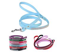 Yardwe Correa de de imitación Abrigos para Perros Accesorios Bulldog Frances Correas de Coche Correa Elegante Correas para pasear Perros Correa para pasear Perros Blue