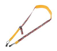 Yardwe Correa Para Ukelele De Algodón Correa Ajustable Para Tocar Color Amarillo Para Instrumentos De Cuerda