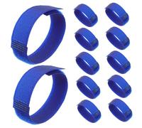 Yardwe Correas Elásticas Antideslizantes para Botas de Mascotas, Bandas Ajustables de 20 Piezas, Azul Oscuro, Accesorio Liviano para Exteriores, Adecuado para Perros y Protección