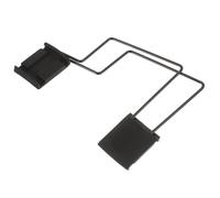 Yardwe Corrector de Violín 4/4 en Aleación y Goma Negro para Violin Bow, Herramienta de Práctica para Mejorar Técnica y Proteger Manos en Entrenamiento