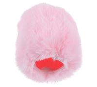 Yardwe Cubierta Antiviento Peluda Para Micrófono Compatible Con Sennheiser Mk4 y, Funda De Felpa Rosa, Filtro Antiviento Para Grabación y Protección Contra Salpicaduras