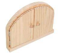 Yardwe Cubierta de Salida de Madera Decorativa Puertas Dobles para Bebés, Protector de Interruptor de Luz Autoadhesivo, Diseño Seguro y Funcional para Habitaciones Infantiles, Protección