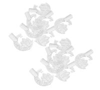 Yardwe Cubierta Decorativa para Lámparas de Cadena Led, 200 Piezas, Plástico Transparente, Diseño Luna y Castillo, para Decoración de Fiestas, Bodas y Dormitorio, Accesorios de Reemplazo