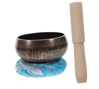 Yardwe Cuenco Tibetano De Sonido De Nepal Para Meditación y Yoga, Kit Con Palo De Madera, Círculo De Fieltro y Bolsa De Yute, Portátil, Adecuado Para Relajación y Prácticas Espirituales