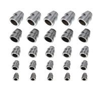 Yardwe Cuñas de Cuñas de Mango Redondo de 25 Piezas Cuña de División de Mango de Martillo Cuña de Metal de Mano de Cuña de Acero Redonda para Trineo de Martillo de Garra Kit