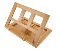 Yardwe De Bambú Para Libros Para Música De Mesa Soporte Para Partituras Soporte Para Libros De Cocina