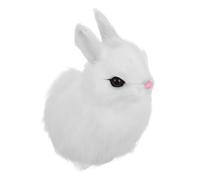 Yardwe de Conejo de Peluche Realista para Decoración Juguete Educativo para Aula Visual Biología Detalles Precisos para Esculturas de Conejos