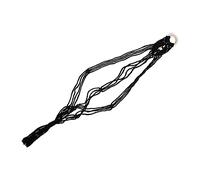 Yardwe Decoración De Pared De Guitarra Macramé Tejida Mano Percha De Ukelele De Pared Estilo Simple Para Colgar Soporte De Cuerda Para Guitarra