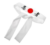 Yardwe Diadema Samurái Japonesa Estilo Tradicional Banda de Tela Ajustable para Chef Sushi y Karate Cómoda y Resistente para Fiestas y Deportes Martial Arts