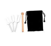 Yardwe Diapasones Para Sanar Diapasones Metálicos Para Chakras Instrumento Musical Terapéutico Diapasón Para Nervios Bolsa