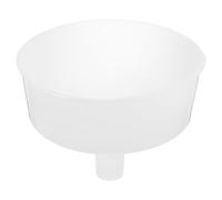 Yardwe Embudo de Boca Ancha para Cerveza y Aceite, Plástico Blanco | Llenado de Bebidas y Cocina, Amplio Uso y Prevención de Derrames, para Botellas y Frascos